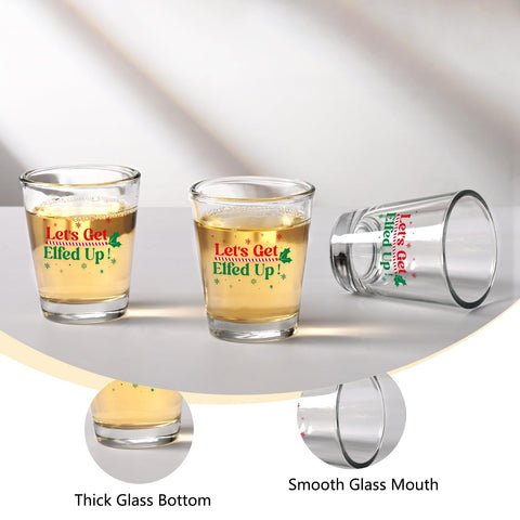 Futtumy durable glass 2oz shot glass built to last