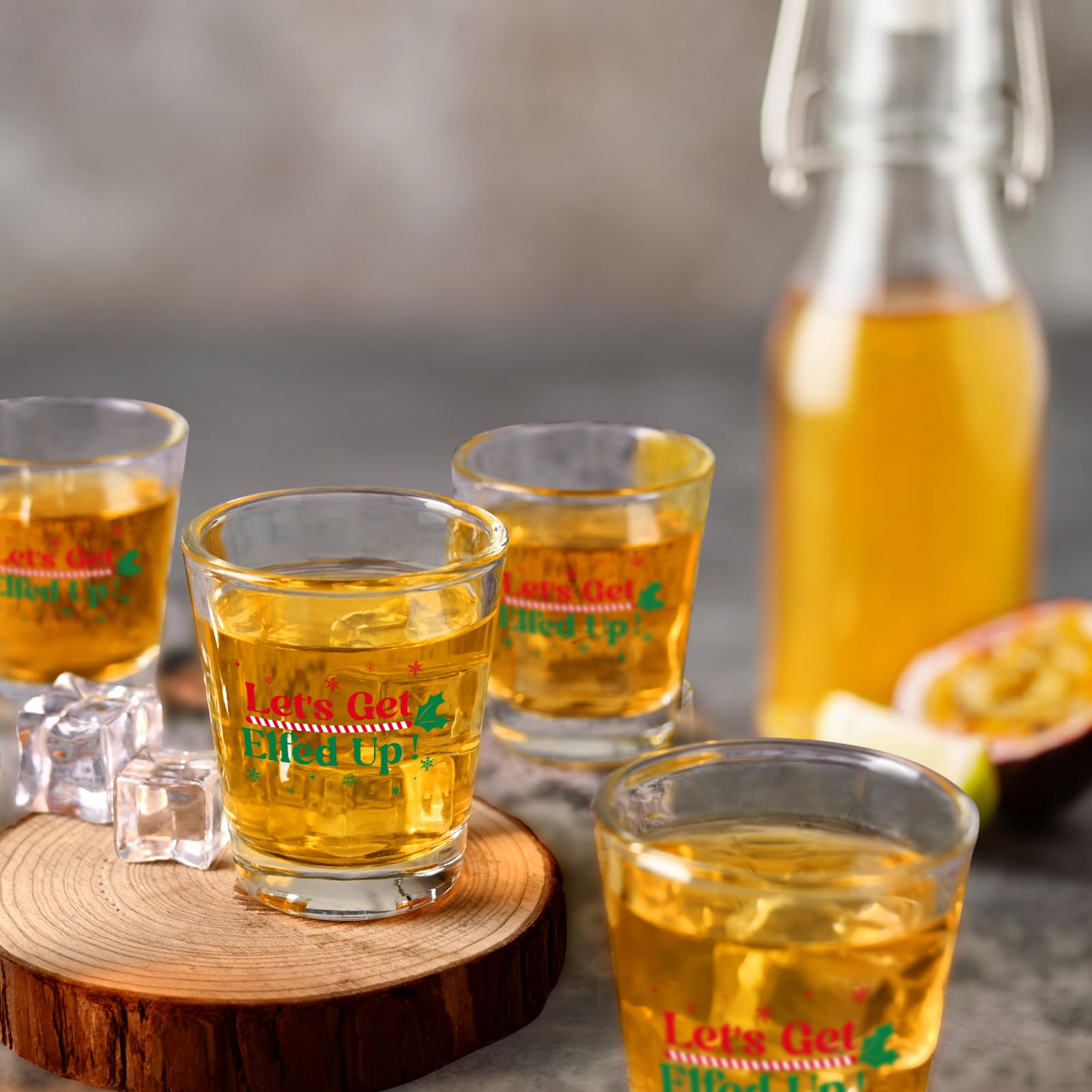 Futtumy funny holiday shot glasses pack for office and home celebrations