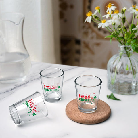 Futtumy white elephant gift shot glasses for festive exchanges