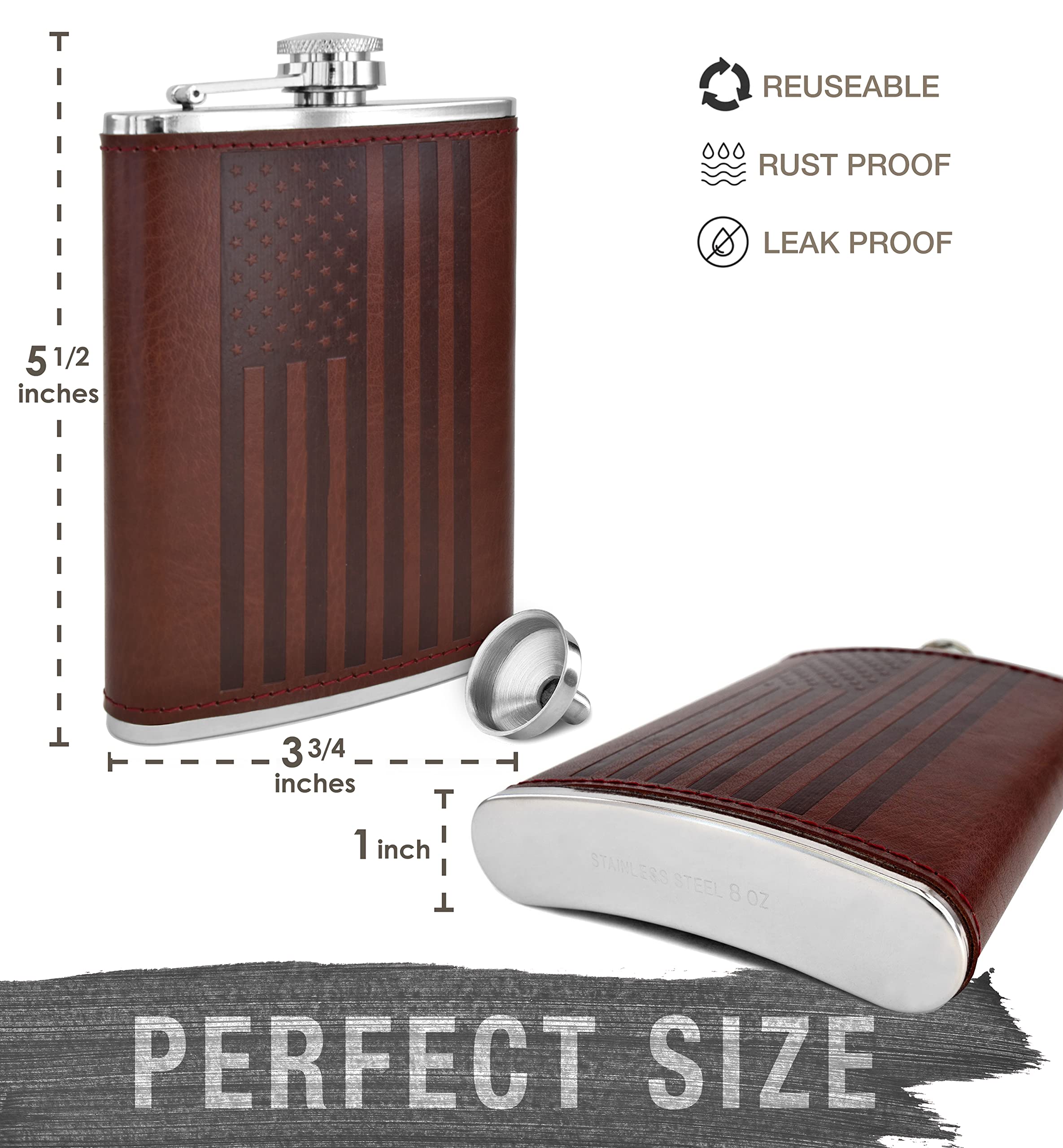 Future Hydrate 8 oz capacity fits pockets during hiking and travel