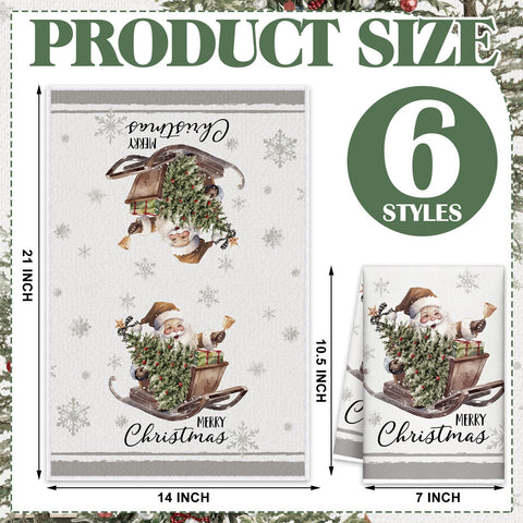 FuWeave snowman pattern towel enhances warm holiday ambiance during cleanup.