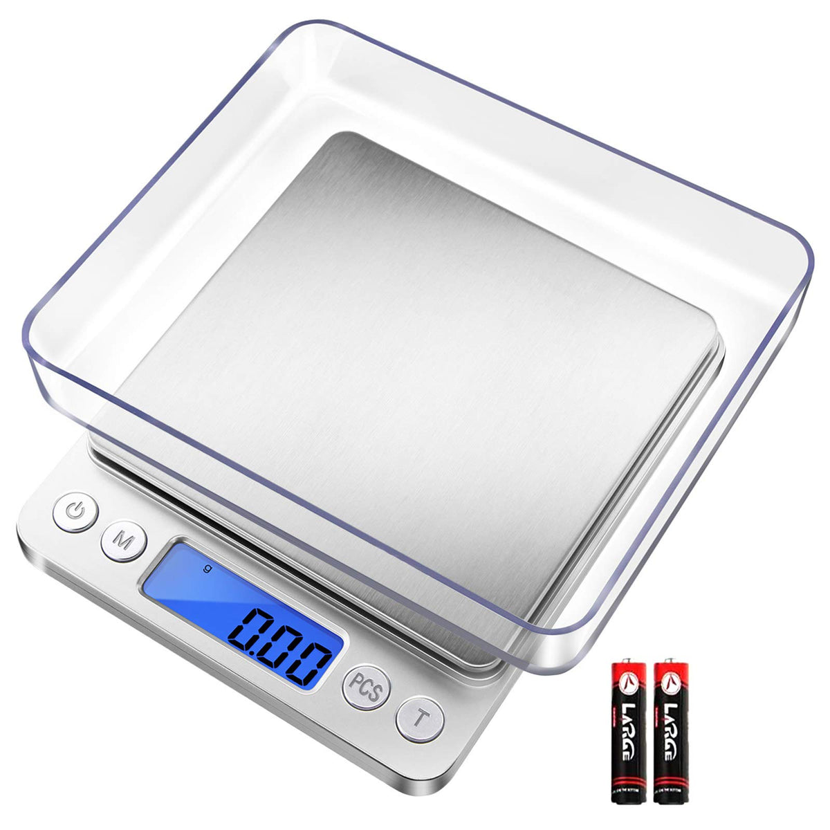 Fuzion Digital Gram Scale with 500g capacity for precise jewelry and coin weighing.