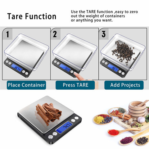 Fuzion scale provides six units including grams and carats