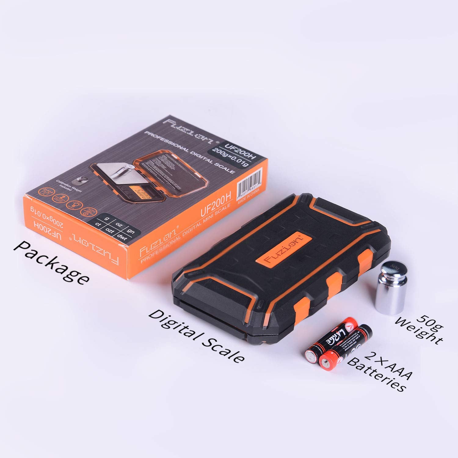 Fuzion Digital Pocket Scale ideal for jewelry weighing and small items.