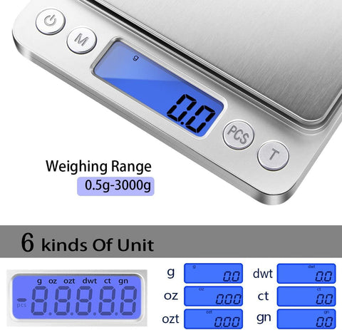 Fuzion scale tare function enables net weight measurement quickly