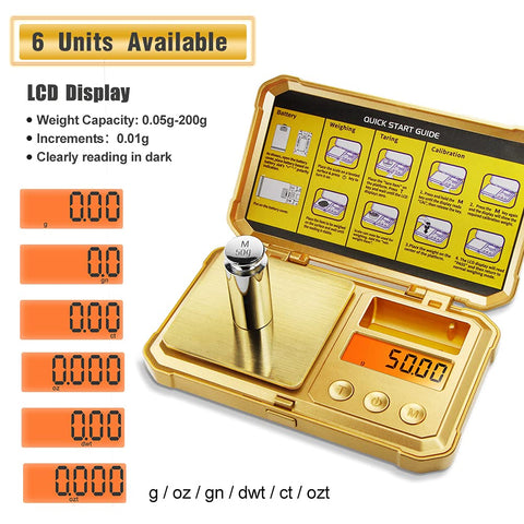 Fuzion Gram Scale 0.01g resolution supports tiny measurements accurately