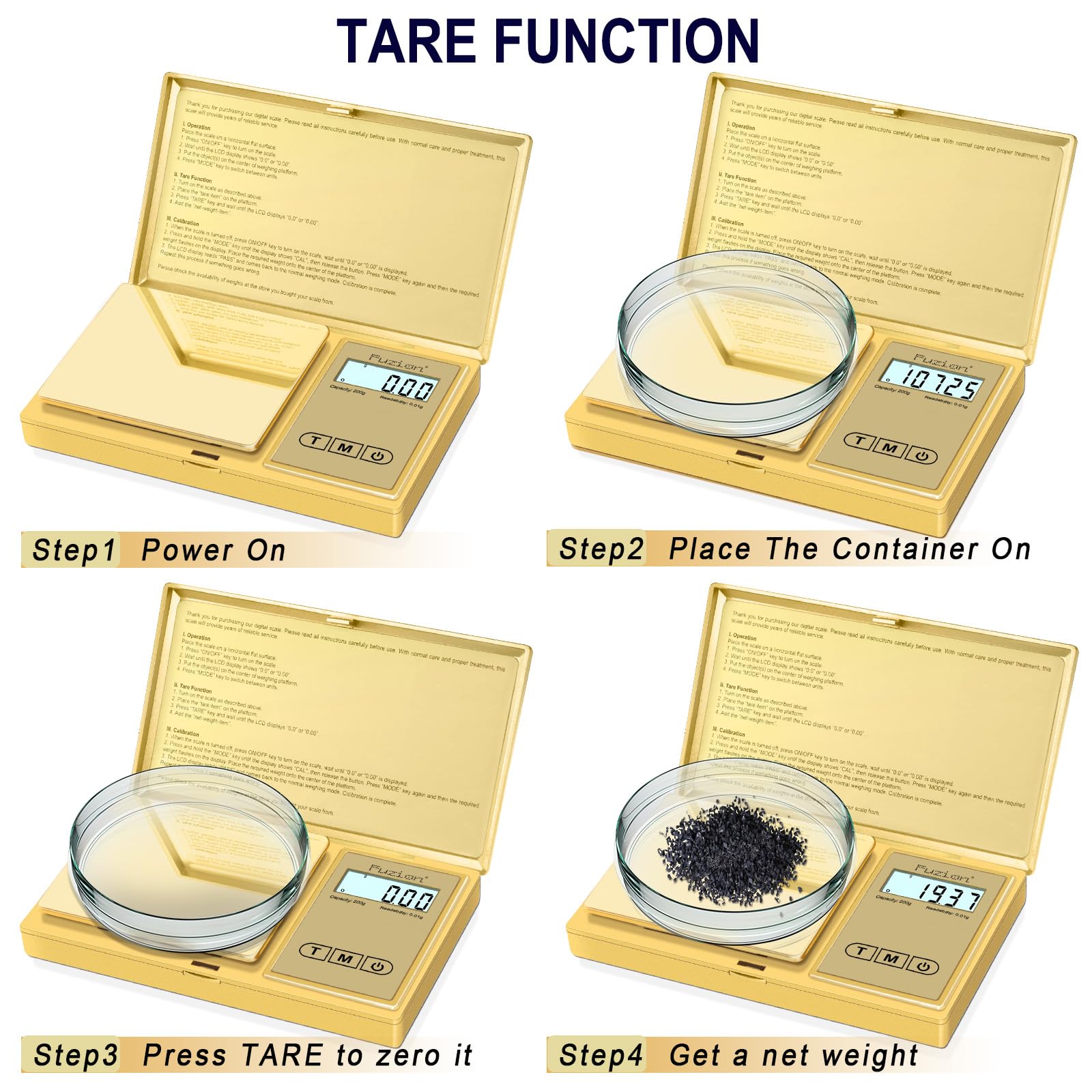 Fuzion Gram Scale compact portable design suits travel use.