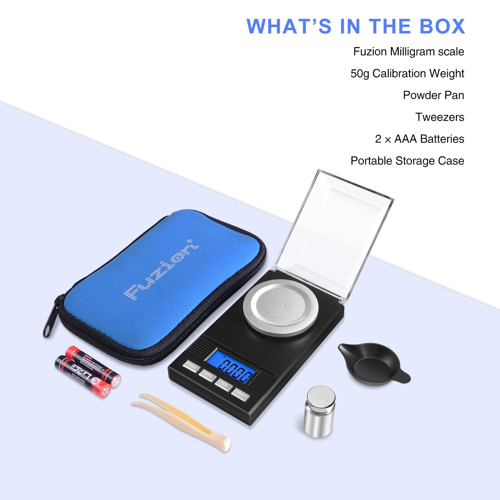 Tare function and PCS counting on the Fuzion scale simplify weighing