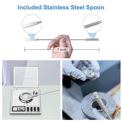 Fuzion milligram scale stainless steel platform offers durability and stable readings