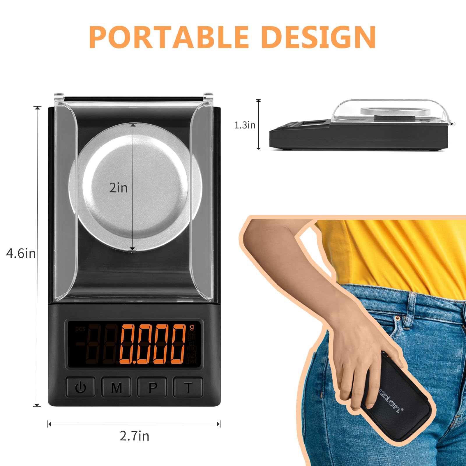 Fuzion scale tare and PCS counting enable precise net weights and item counts.