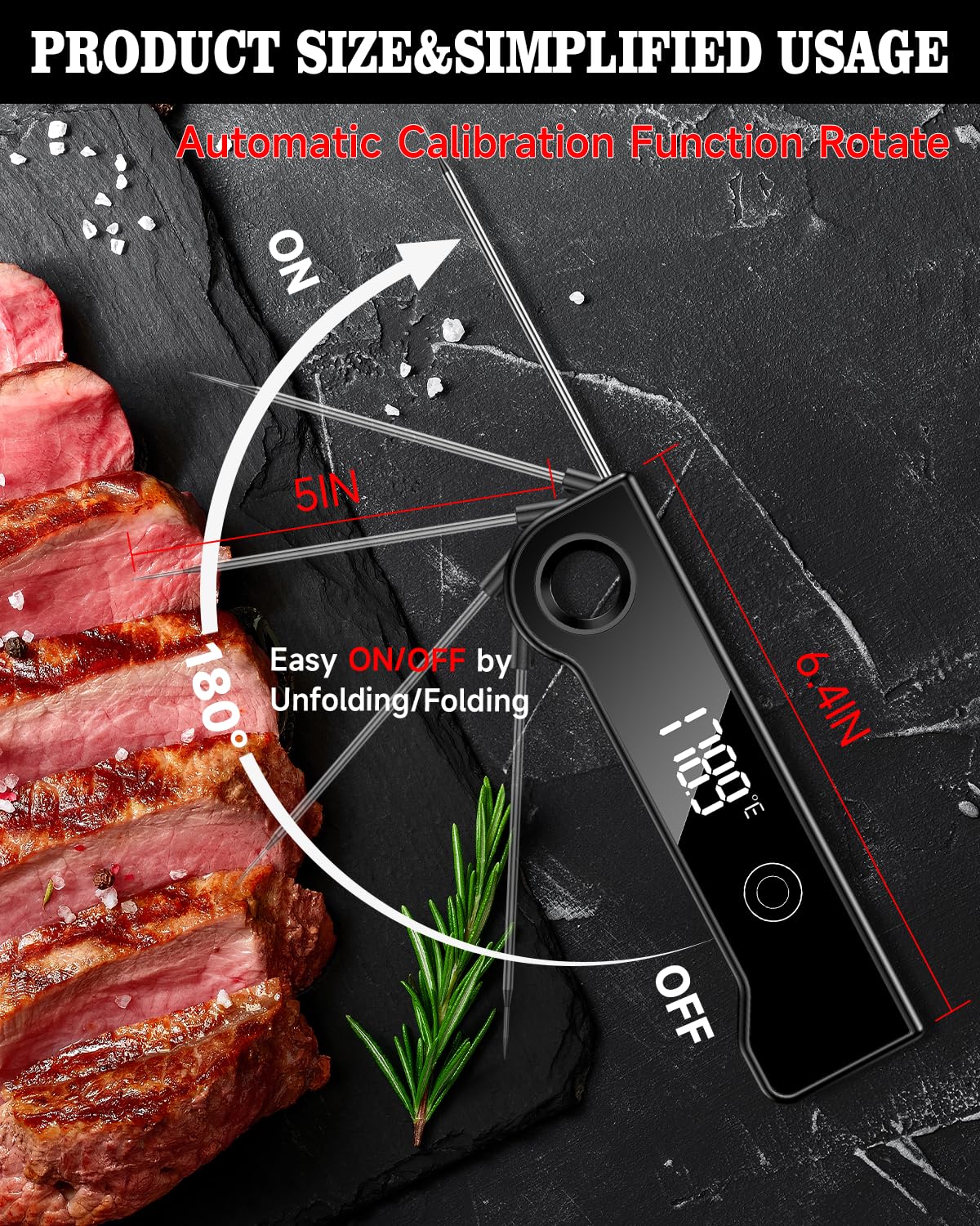 FVFV IP67 waterproof thermometer withstands kitchen splashes and immersion