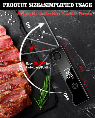 FVFV IP67 waterproof thermometer withstands kitchen splashes and immersion