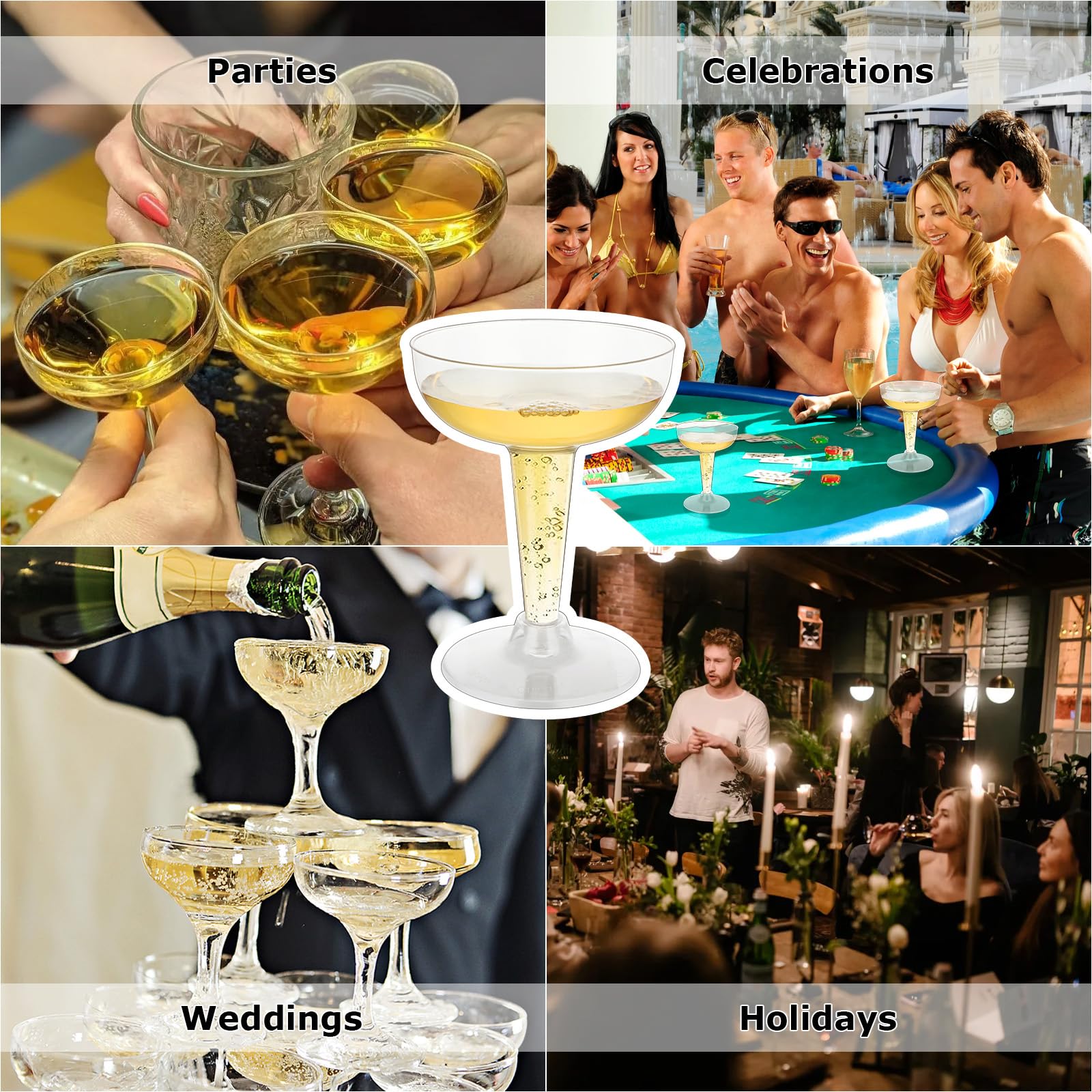 FVIEXE versatile cups suit parties, weddings, picnics, and banquets