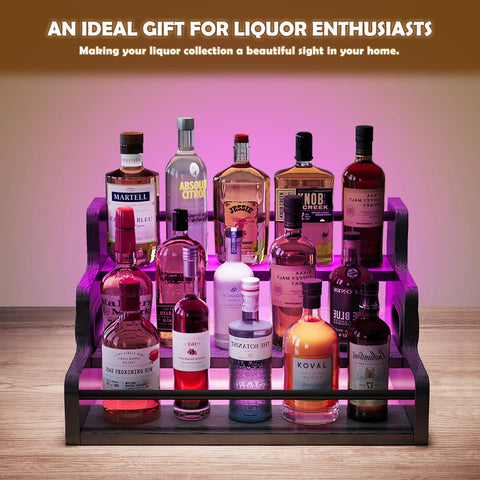 Fxacyem portable bar shelf with side handle for easy transport and cleaning.