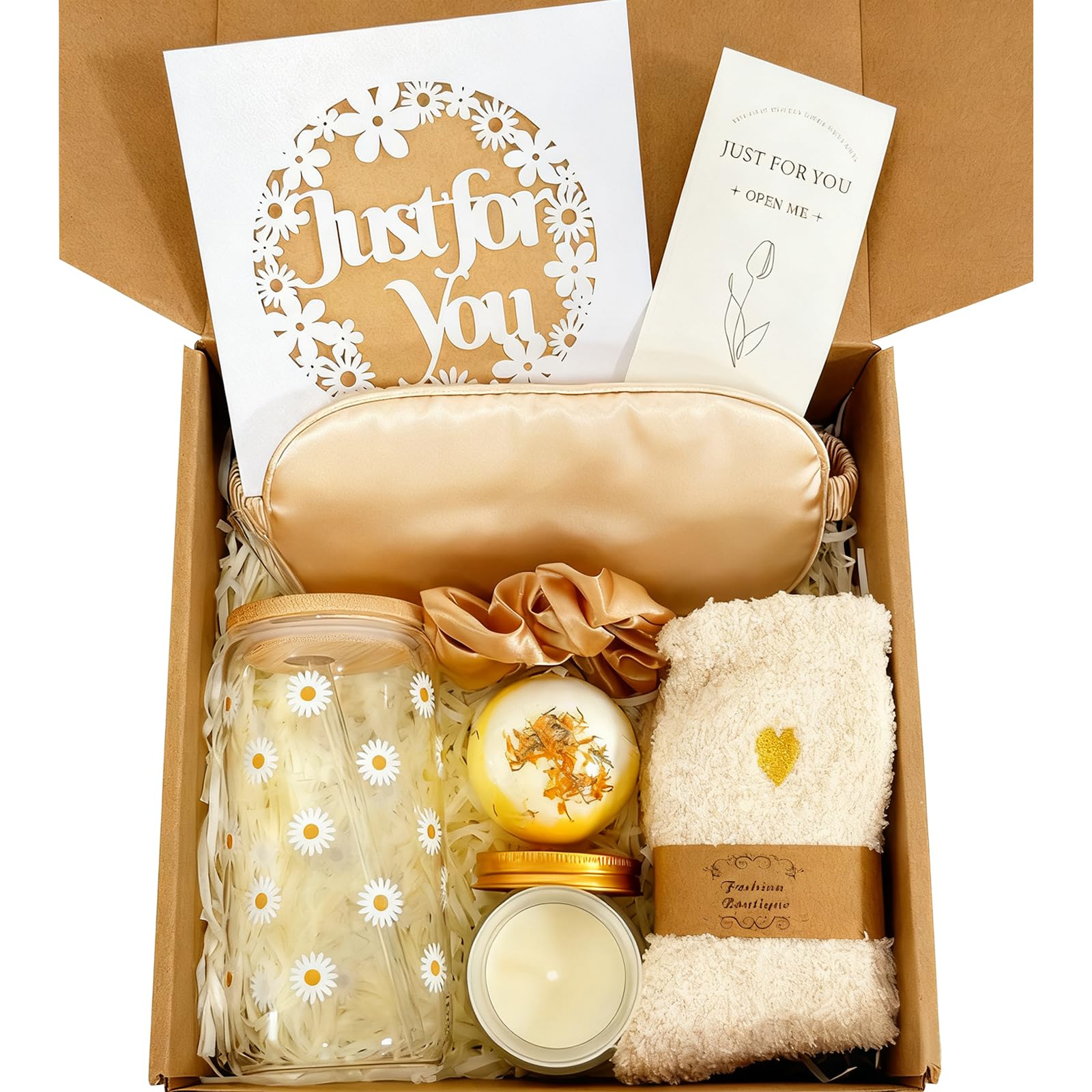FXK gift box glass cup with bamboo lid for relaxing tea moments