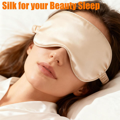 FXK silky sleep mask for comfortable, undisturbed rest