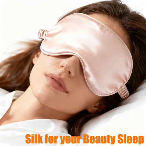 FXK silky sleep mask for gentle, undisturbed rest