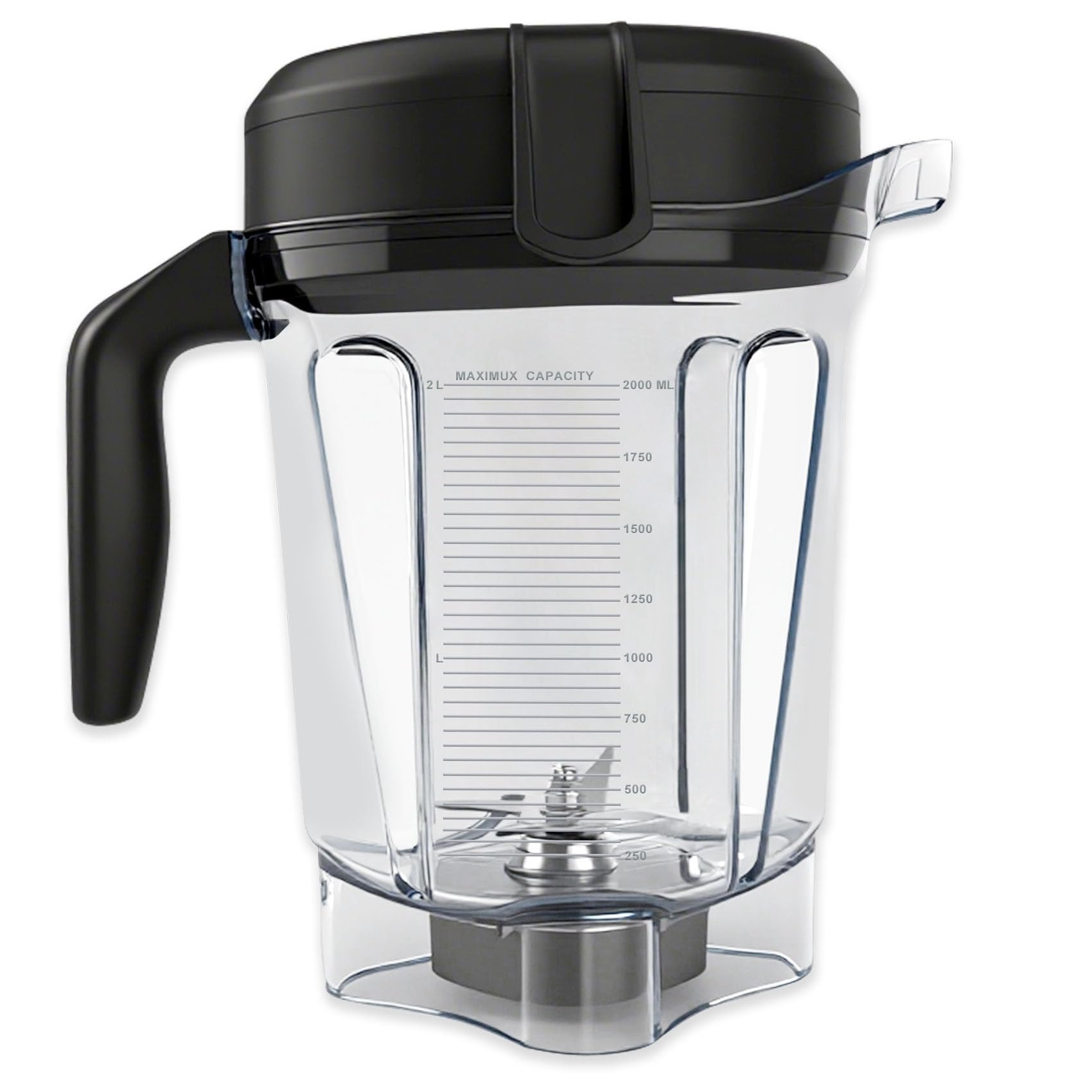 Fxsmgdy 64oz pitcher front view highlights large capacity for batch blending.