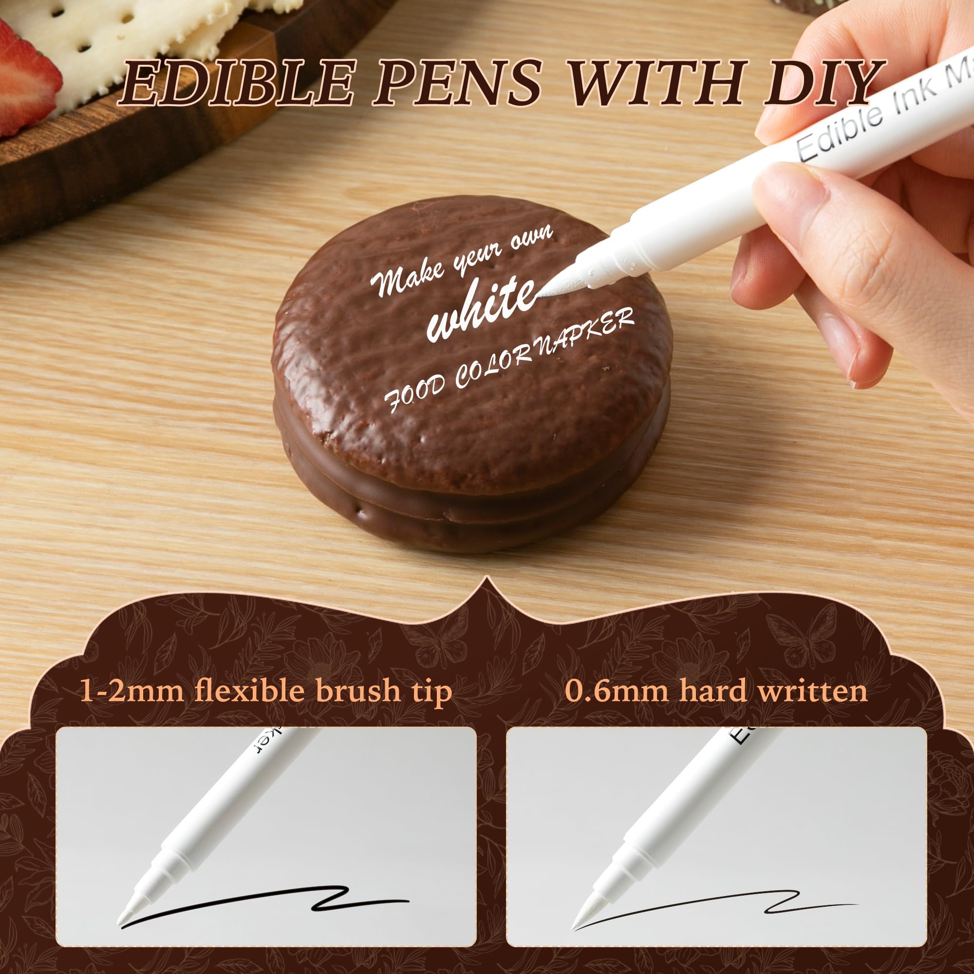 Fyctio acrylic lid dome provides view and protection for treats.