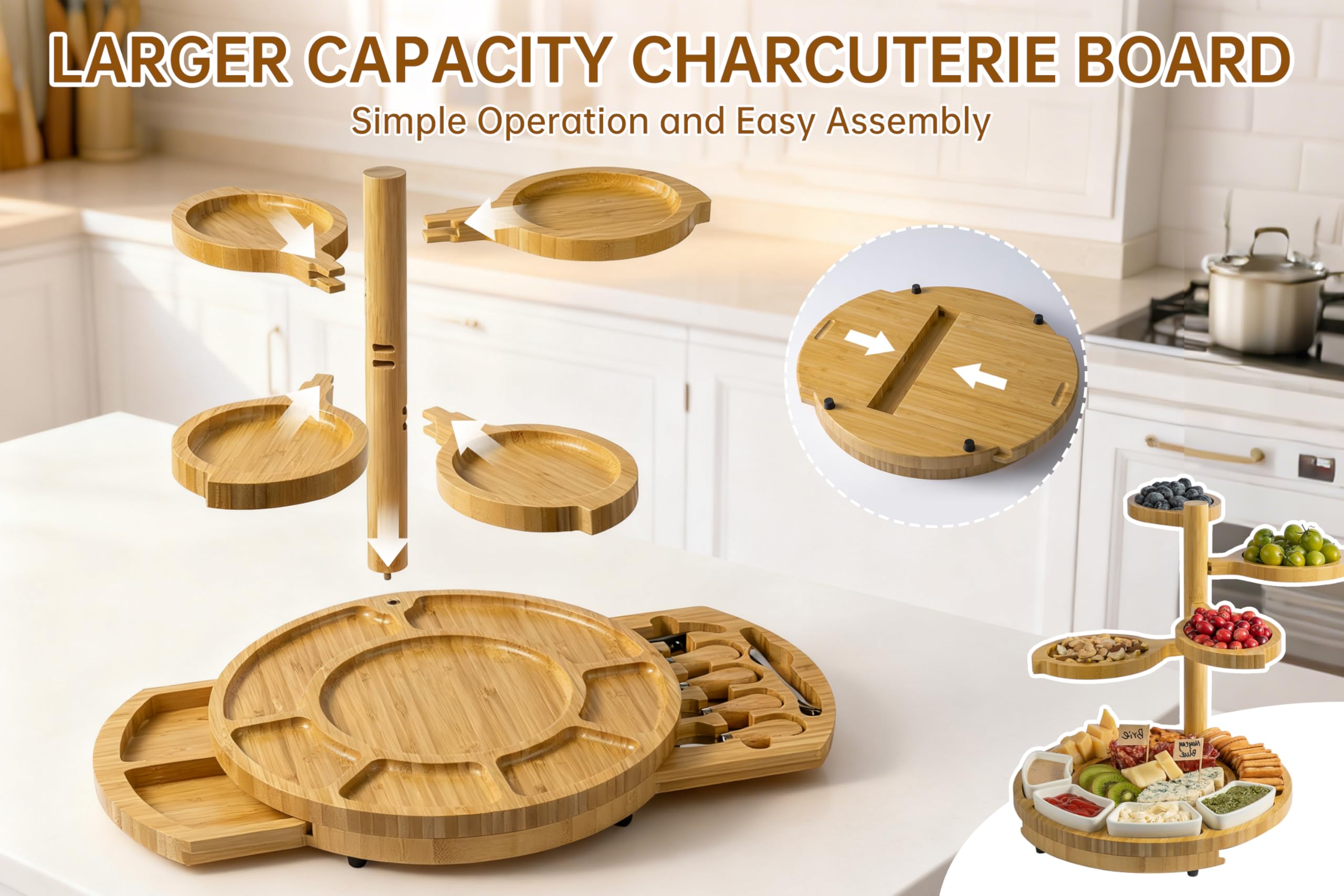 Fyctio elegant packaging with plating guide for gifting