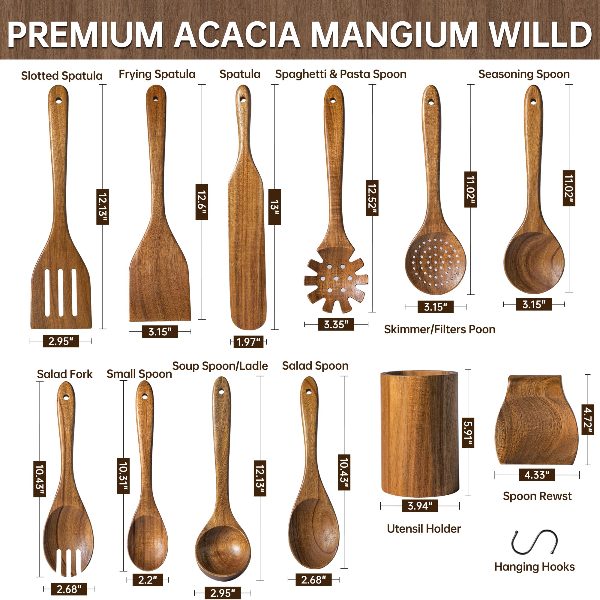 Fyctio six metal hooks add versatile wall hanging options
