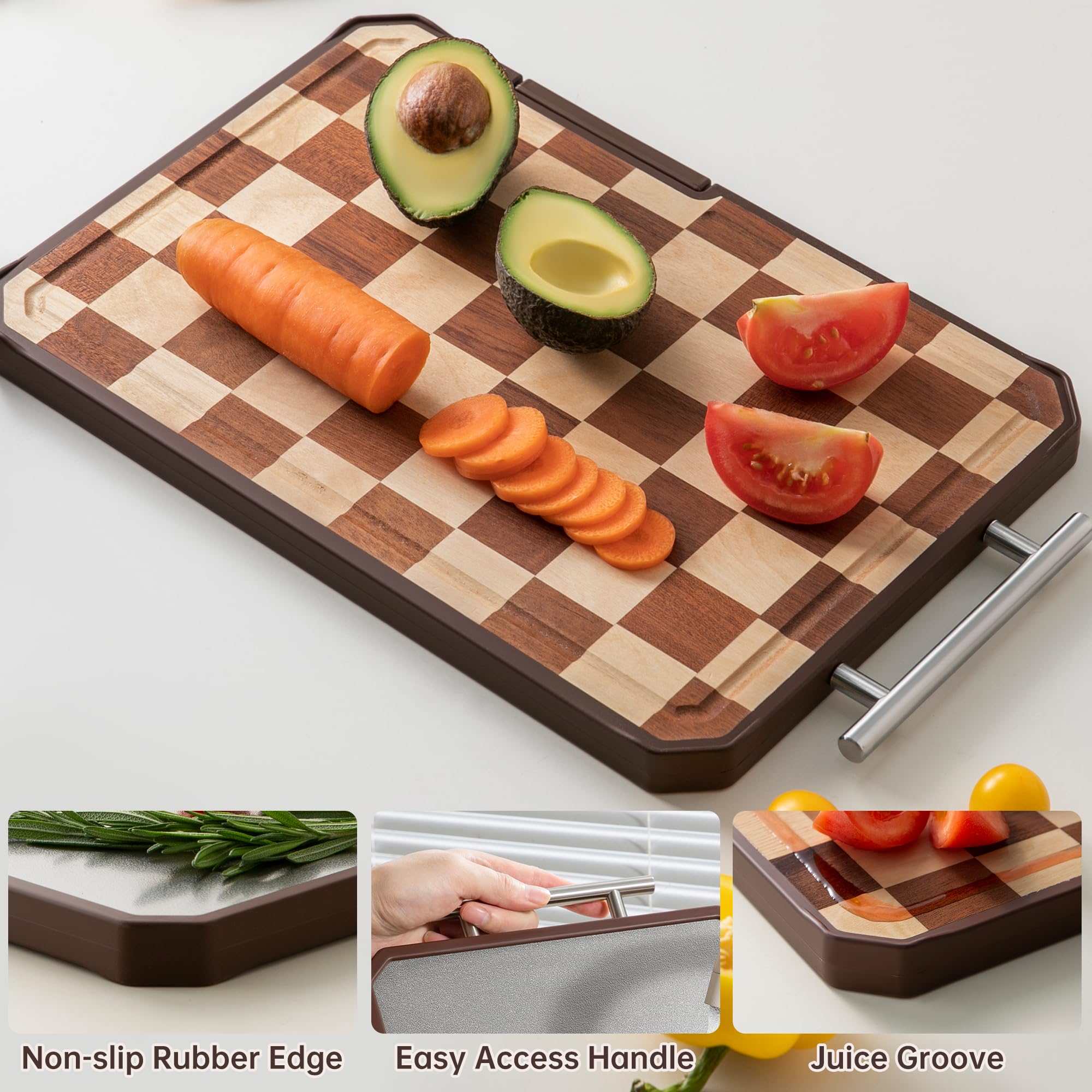 Fyctio non-slip rubber edges and textured titanium prevent slips.