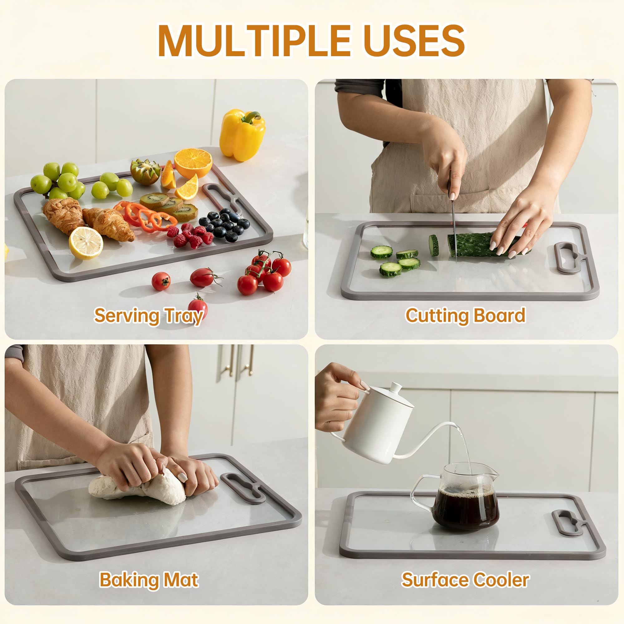 Fyctio surface resists odors and stains for long-lasting use.