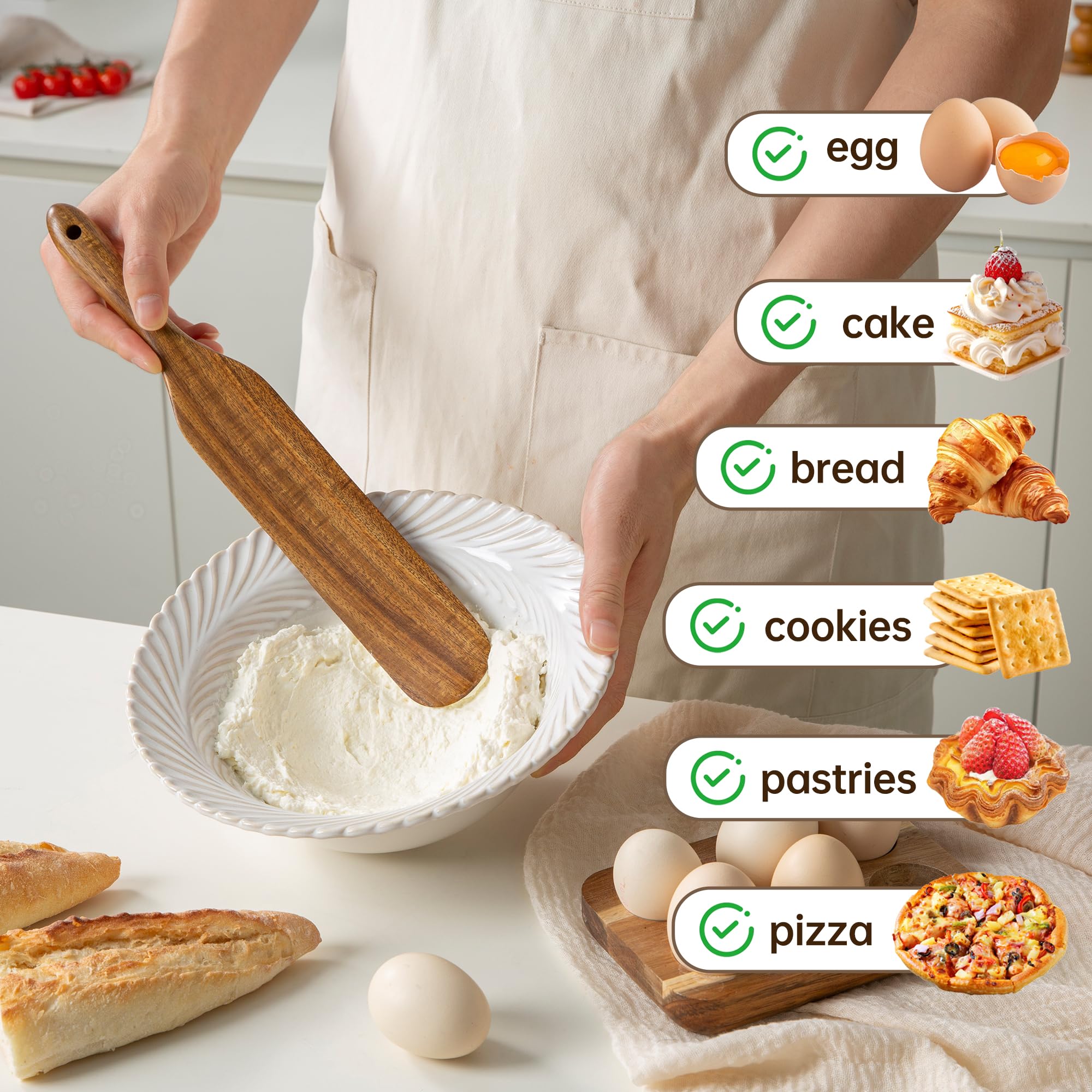 Fyctio Skinny Spurtle for precise stirring of sauces and porridge