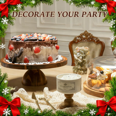 Fyctio versatile kitchen display stand for desserts and snacks.
