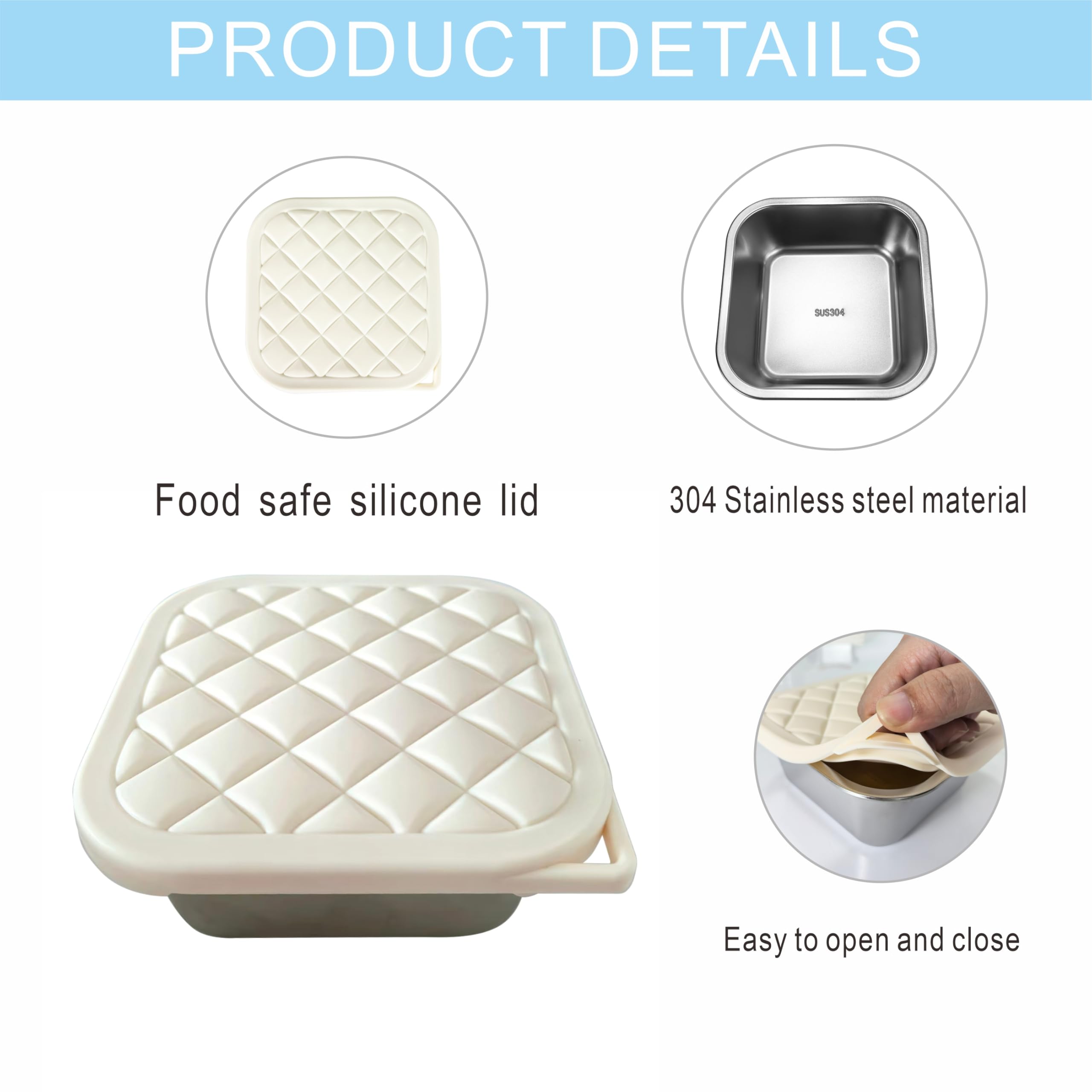 F.Y.Dreams stackable design saving kitchen space for meal prep
