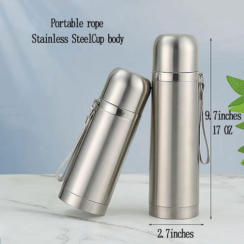 FYJHLQZZ vacuum insulated bottle keeps drinks hot or cold for hours.