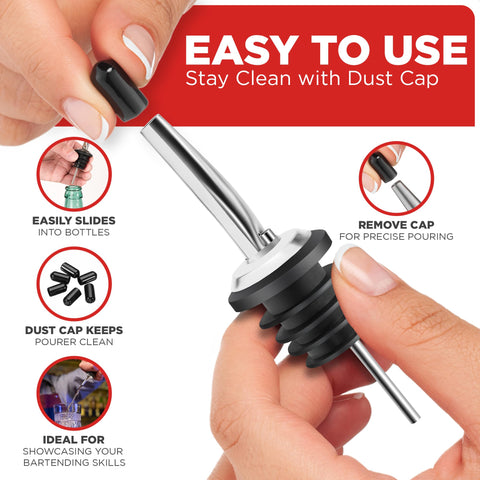 Easy to clean with included brush for repeated use.