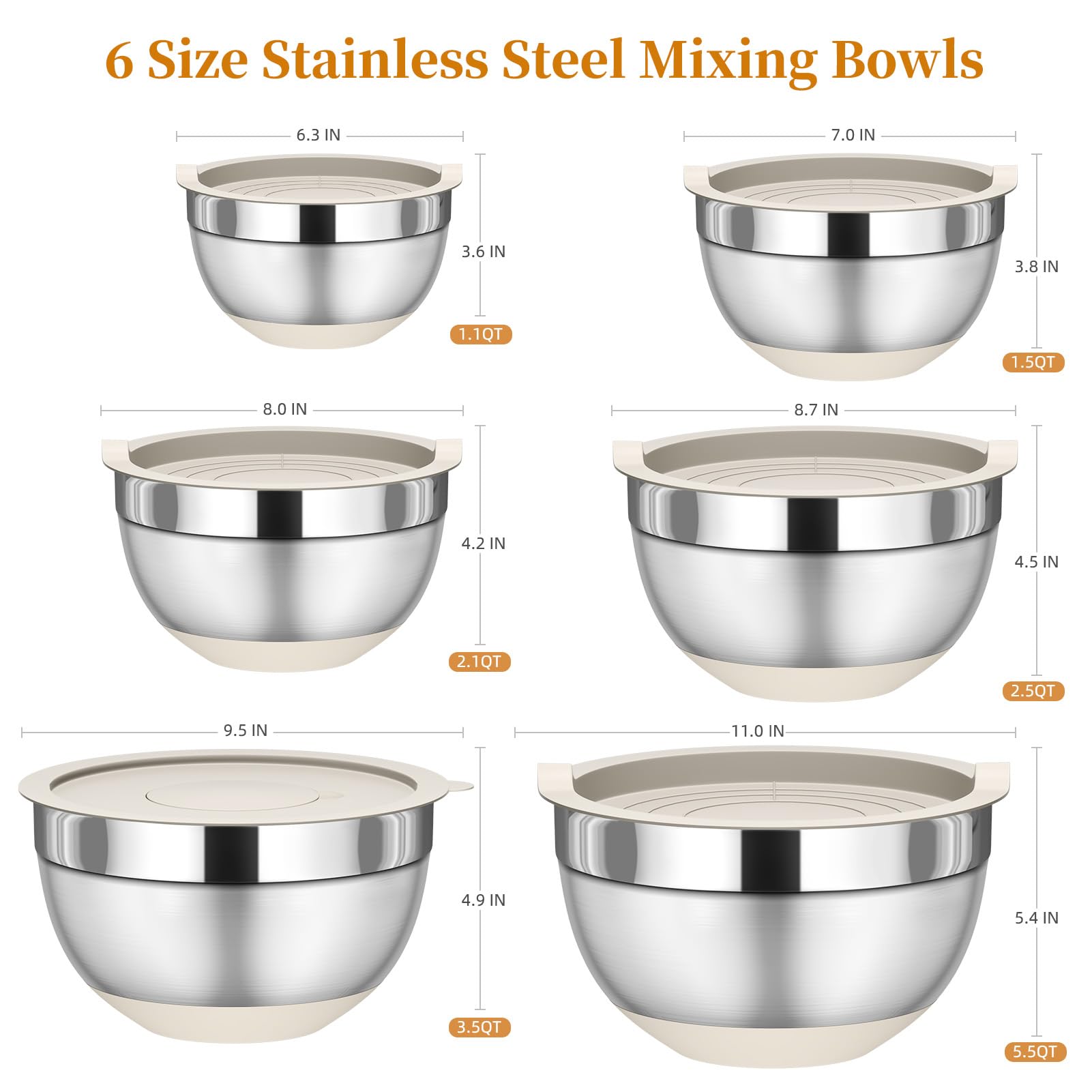 Fyrnova bowls with non-slip silicone bottom stay steady during mixing