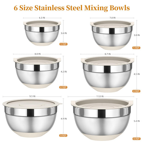 Fyrnova bowls with non-slip silicone bottom stay steady during mixing