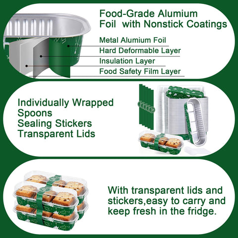 FYSUIMU pack of 100 white forks included for convenient serving