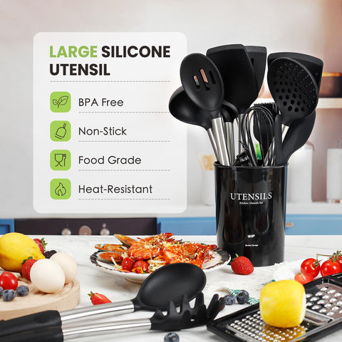Fyvva spatula with stainless steel handle offers heat resistance and a comfortable grip.