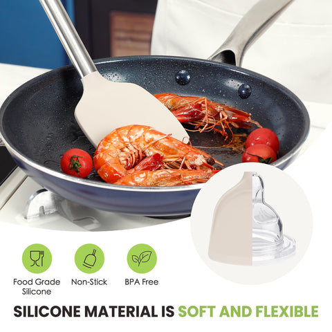 Fyvva heat resistance test demonstrates performance up to 230°C in everyday cooking.