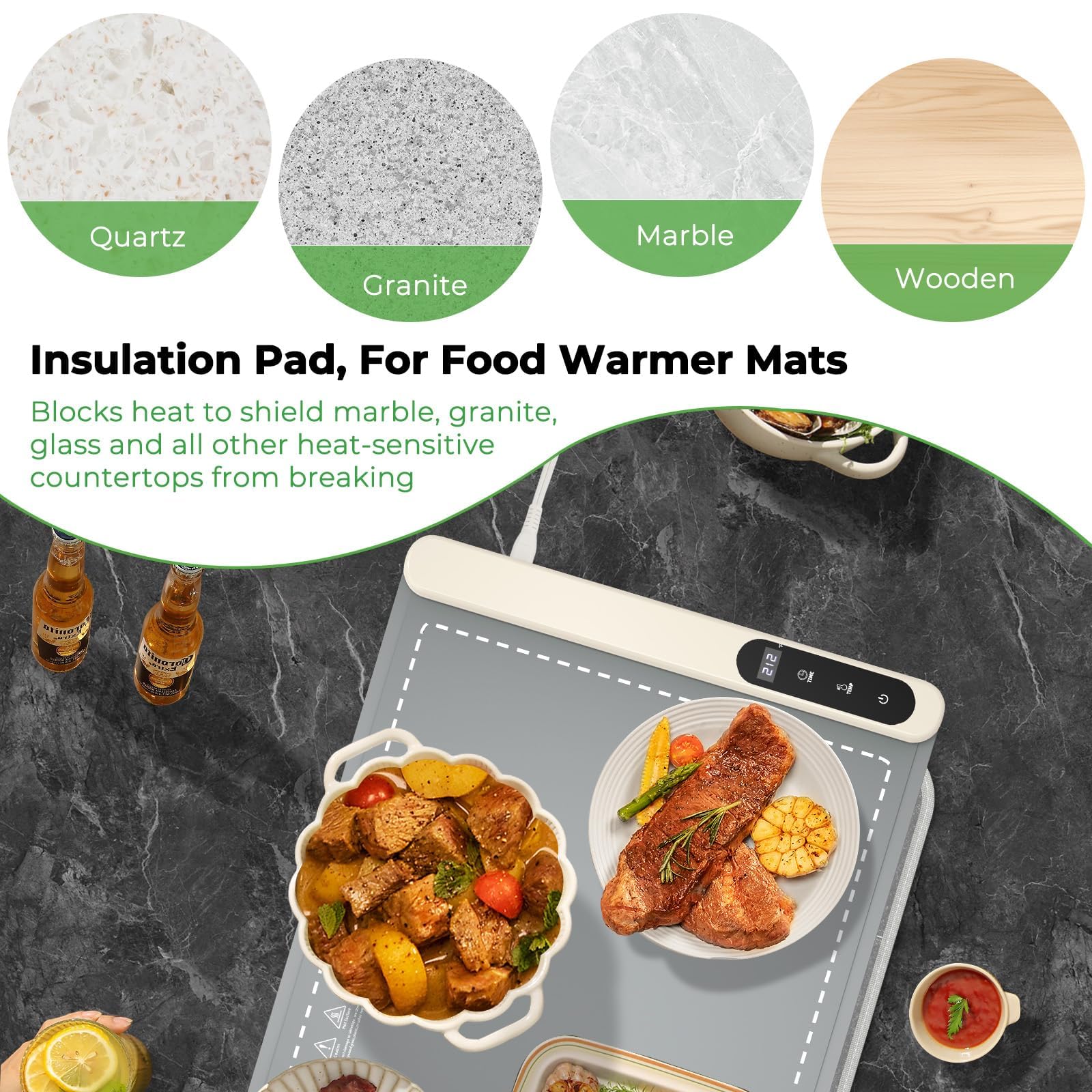FYY dual-sided mat provides same protection on both sides.