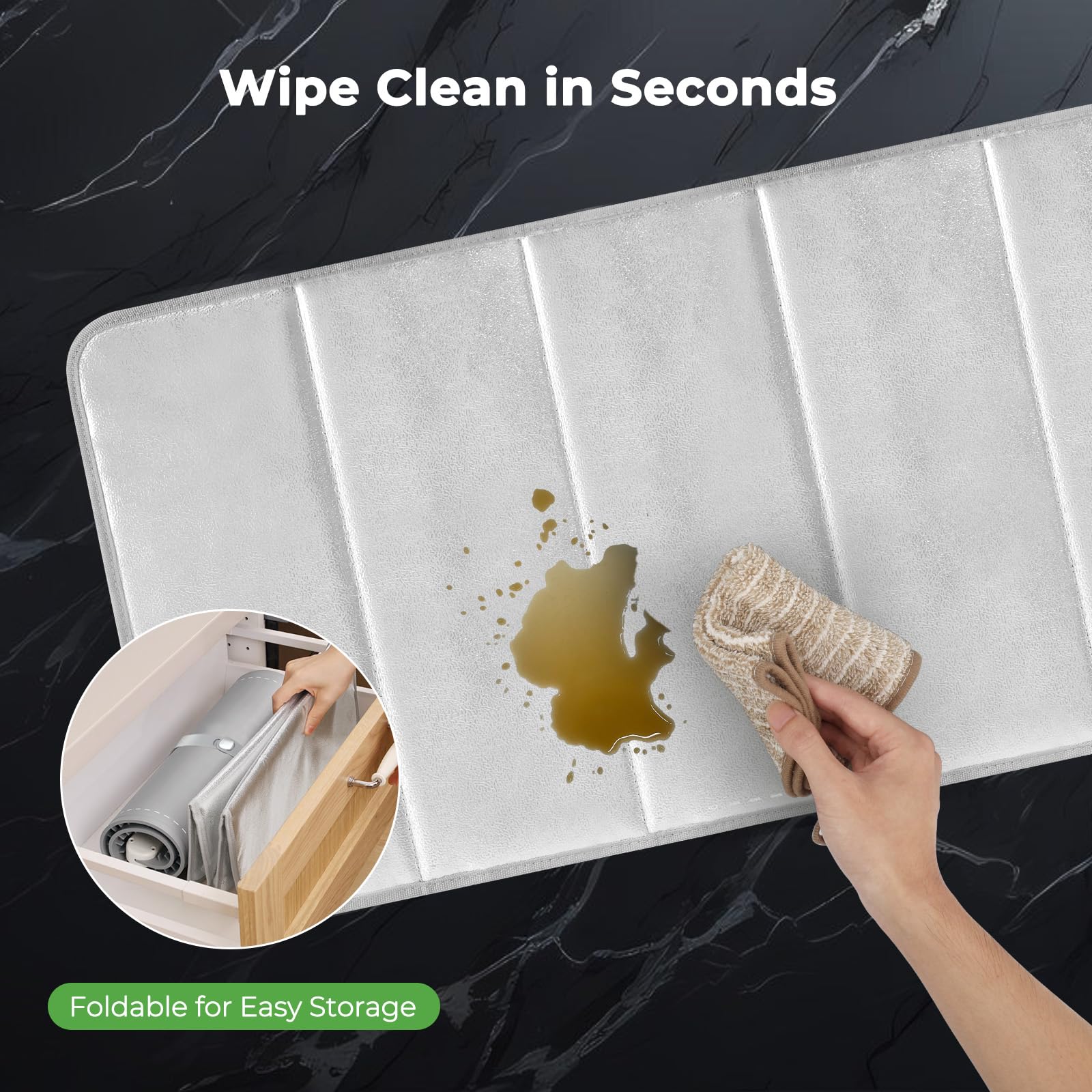 FYY easy-to-clean surface stays looking new with simple wipes.