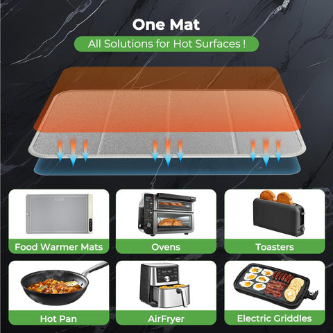 FYY foldable design stores neatly in drawers after cooking.