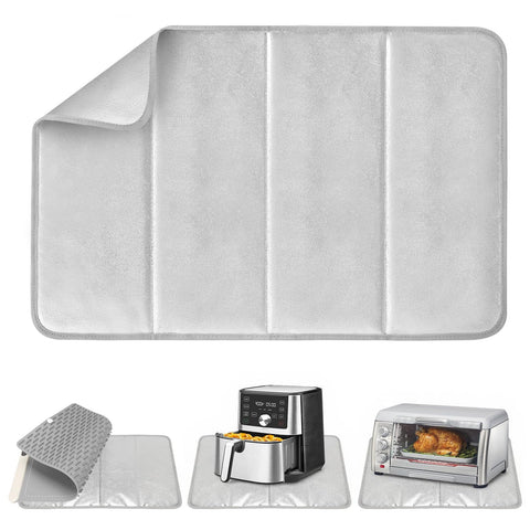 FYY heat-resistant mat 23×15 protects countertops from hot cookware.