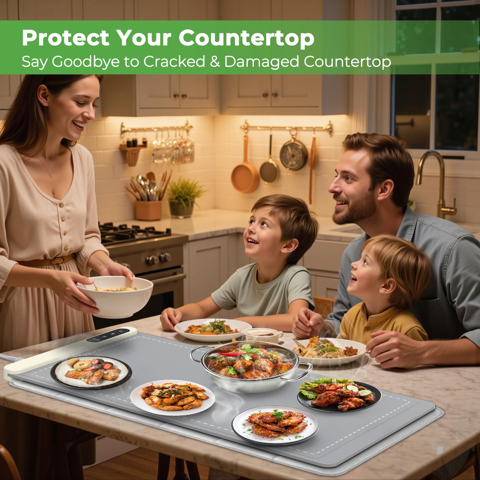 FYY protects hot appliances from heat exposure on nearby surfaces.