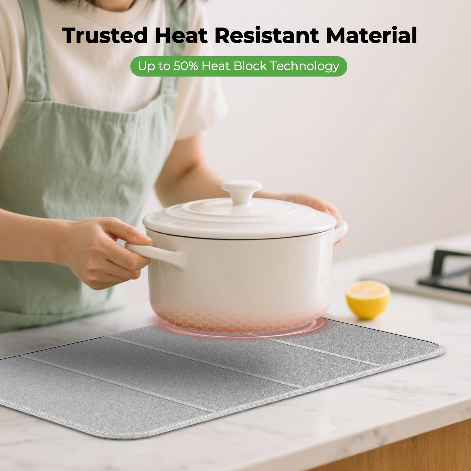 FYY waterproof and oil-resistant surface cleans easily after spills.