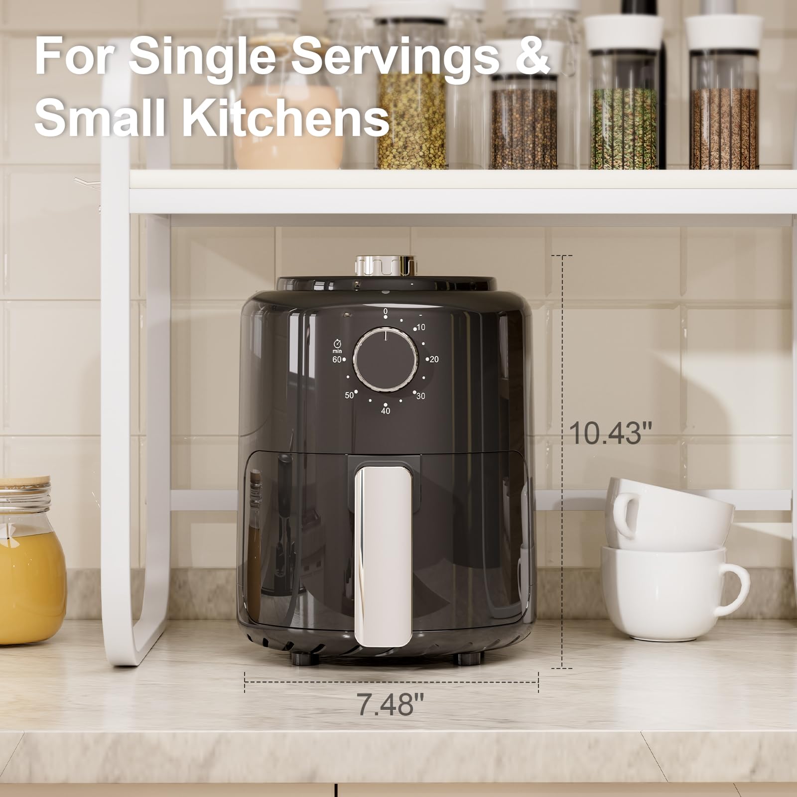 FZGhome 2QT BPA-free label ensures safe materials for daily use.