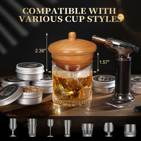 Two stainless steel filters ensure clean smoke for pure aroma
