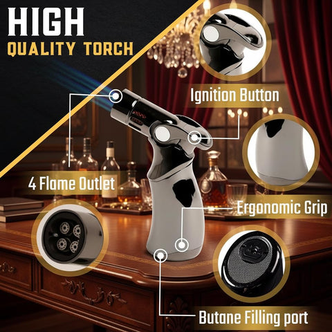 G & J's Finest dual mesh filters ensure clean pours.