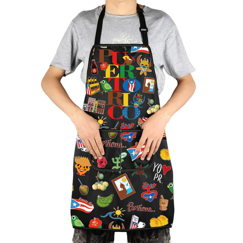G2TUP Puerto Rico Latina Gift Apron suitable for celebrations