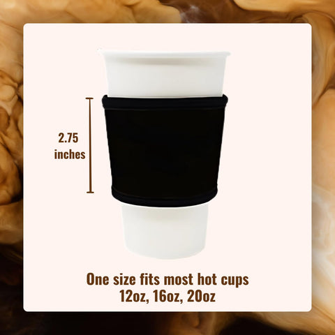 G7 Power TahoeBay 16oz sleeve on cup, comfortable grip for hot drinks.