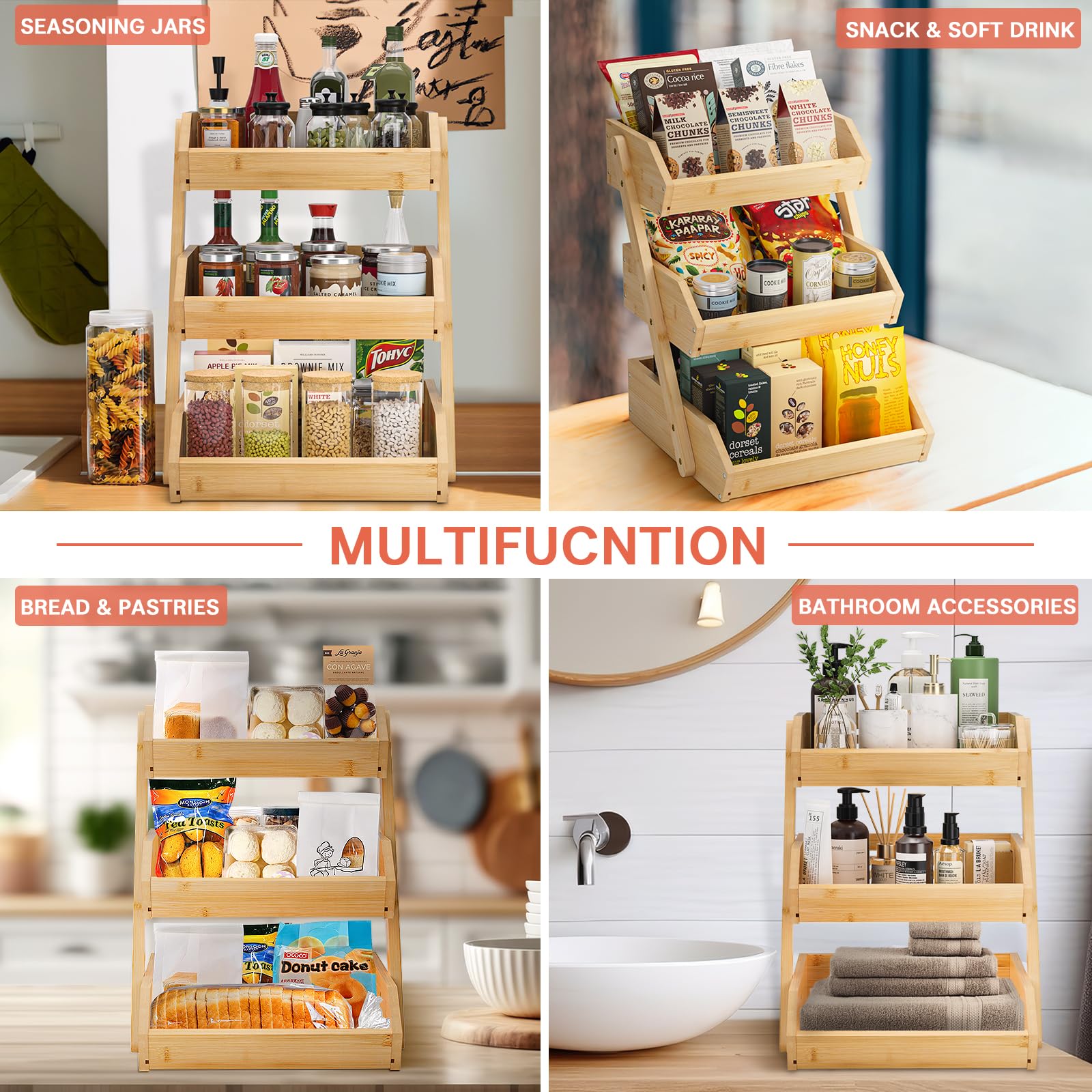 G.a HOMEFAVOR lifestyle-friendly storage for kitchen counters and patios.