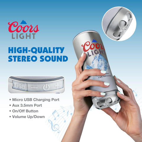 Gabba Goods Coors Light LED-lit tumbler for ambient evening gatherings.